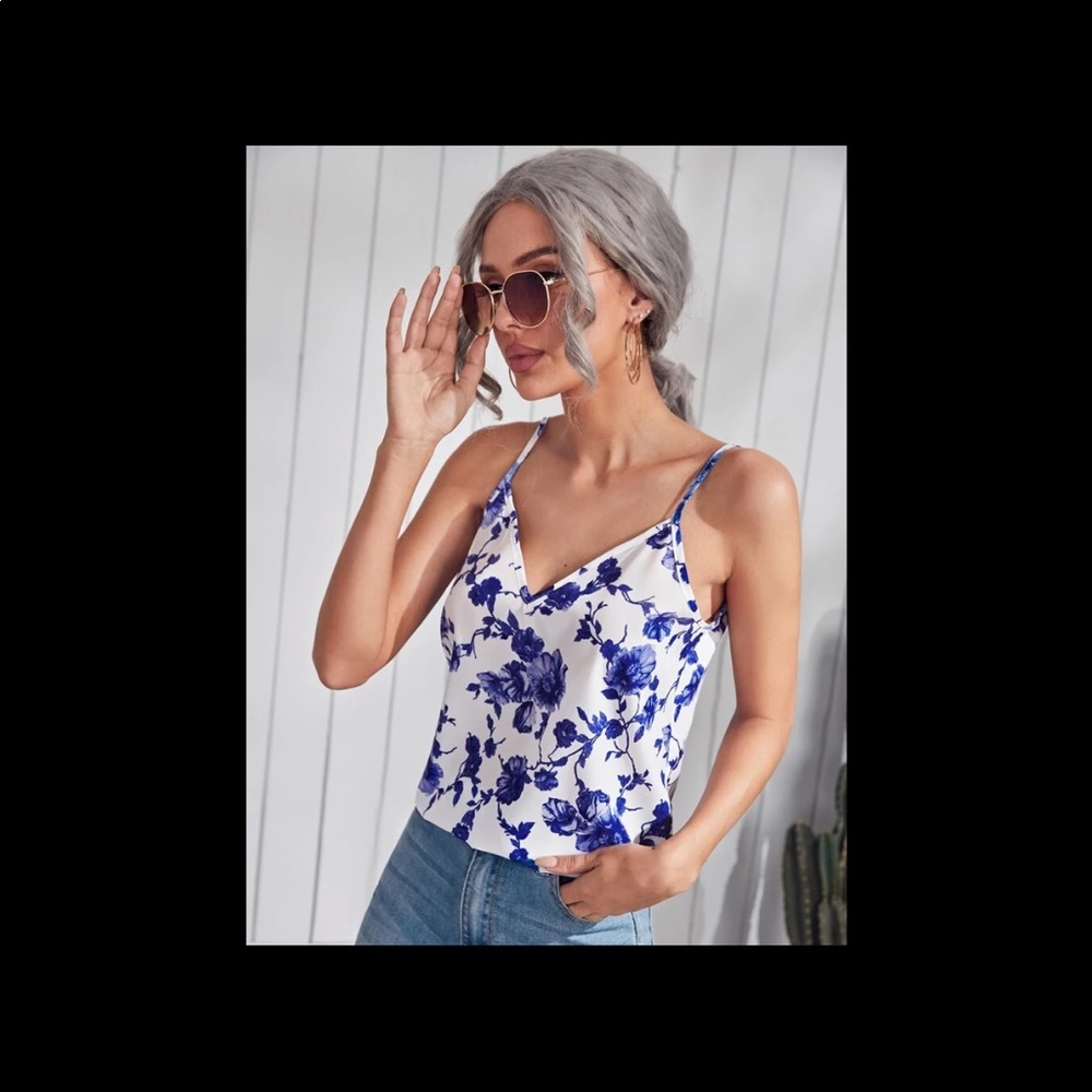 SHEIN Floral Print Cami Top